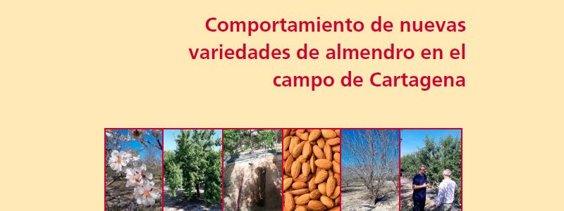 Portada publicación sobre valiedades de almendros
